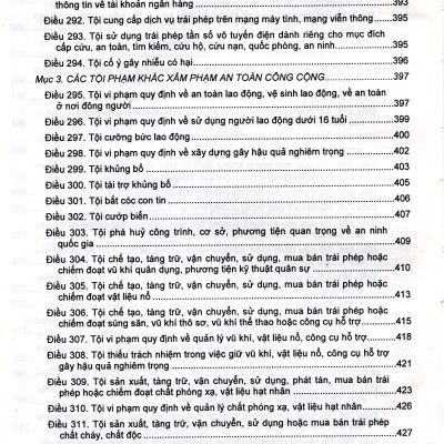 Phương Pháp Định Tội Danh Với 538 Tội Danh Trong Bộ Luật Hình Sự Năm 2015, Được Sửa Đổi, Bổ Sung Năm 2017