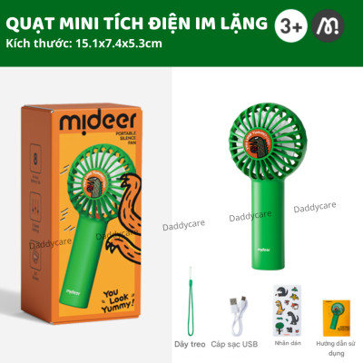 Quạt mini cầm tay cho bé Mideer Portable Silence Fan