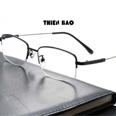 Kính lão thị, kính viễn thị Nam nữ KVM367 hàng đẹp xẻ cước chống as xanh Gọng TITANIUM càng dẻo chuẩn độ hàng Hot loại I