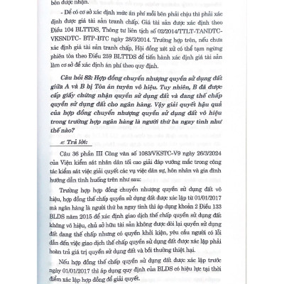 100 câu hỏi giải quyết tranh chấp về đất đai tại Tòa án