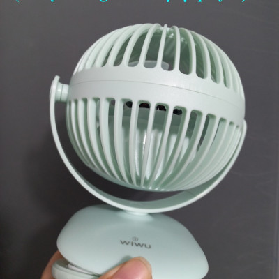 Quạt sạc mini để bàn kẹp bàn treo tường 3W Wiwu FS-03 _ Hàng chính hãng