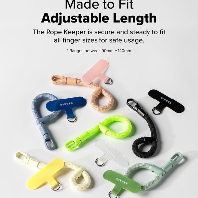 Dây đeo điện thoại RINGKE Holder Link Flow Finger Ring Strap - Hàng Chính Hãng