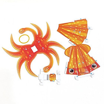  Ráp hính 3D -Bạch Tuột Lật- Kamikara