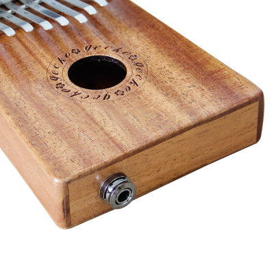 Đàn Kalimba Gecko 10 Phím Gỗ Mahogany K10MEQ (Có EQ) Kèm Kèn Kazoo