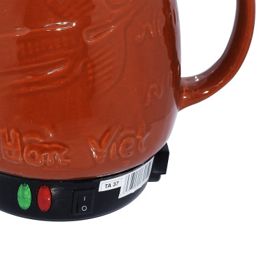 Ấm sắc thuốc Trường An TA 37 Nâu - Siêu thuốc - Siêu điện - Ấm sắc thuốc bằng điện -  Dụng cụ nấu thuốc  -Hàng Việt Nam chính hãng