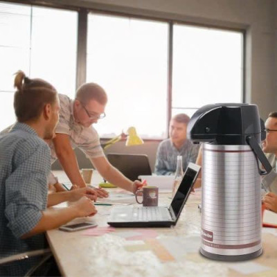 Phích giữ nhiệt Inox cao cấp Rạng Đông - 2045 ST3.E [2 Lít - Nút ấn rót nước]