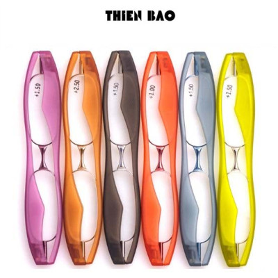 Kính lão thị viễn thị, kính đọc sách xoay 360 độ tròng Nhật siêu gọn bỏ túi Nam nữ KV1X HÀNG ĐẸP cứng cáp loại I