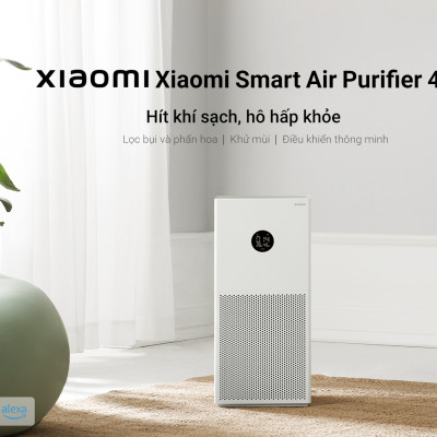 Máy Lọc Không Khí Xiaomi Air Purifier 4 Lite - Bản Quốc Tế Lọc Bụi Mịn Kết Nối App Phù Hợp Không Gian 45 m2 - Hàng Chính Hãng