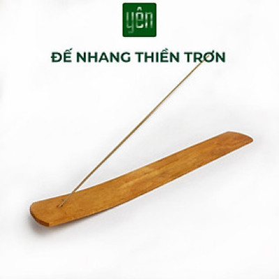 Đế Gỗ Thông Cắm Nhang Thảo Tối Giản Trang Trí Nhà Bàn Thờ Dâng Hương Thư Giãn