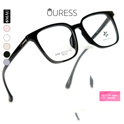 Gọng kính 8088 nhựa cao cấp siêu bền thời trang cá tính nam nữ OURESS
