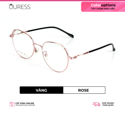 Gọng kính hợp kim siêu nhẹ siêu bền thời trang nam nữ Ouress 5592