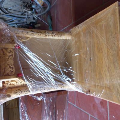 Bàn thờ ông thần tài ,ông địa bằng gỗ xoan đào kt 48×57cm