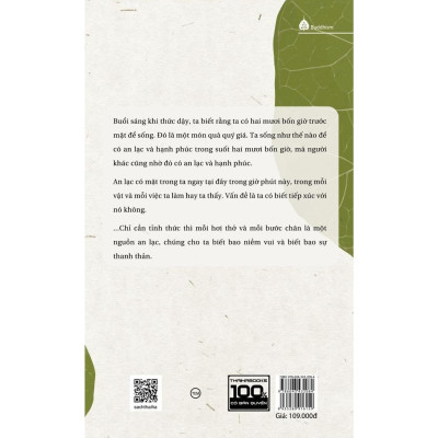 Sách - An Lạc Từng Bước Chân - Thái Hà Books