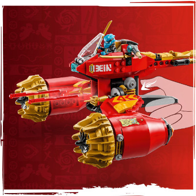 LEGO NINJAGO 71830 Đồ Chơi Lắp Ráp Chiến Giáp Và Xe Chiến Đấu (333 chi tiết)