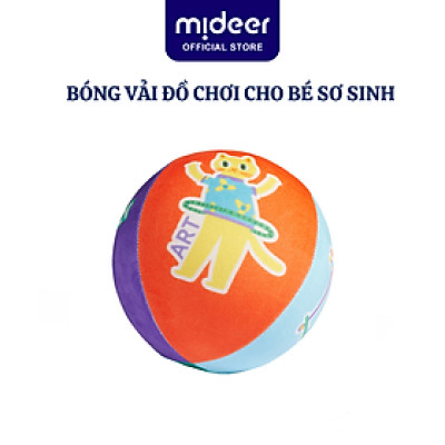 Bóng vải đồ chơi cho bé sơ sinh Mideer Silent Bouncy Ball