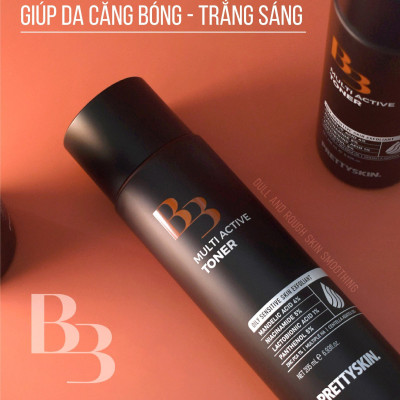 Toner Đa Chức Năng B3 Multi Active Tẩy Da Chết, Kiểm Soát Dầu Thừa, Phục Hồi Da Mụn 205ml