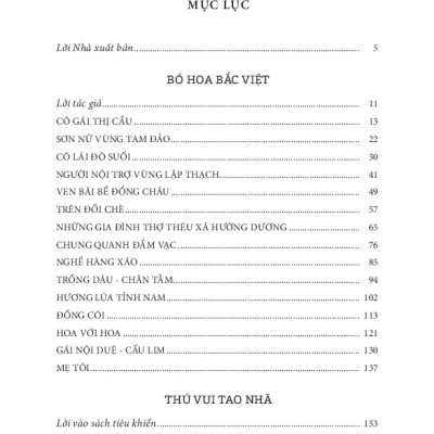Nếp Cũ - Bó Hoa Bắc Việt - Thú Vui Tao Nhã