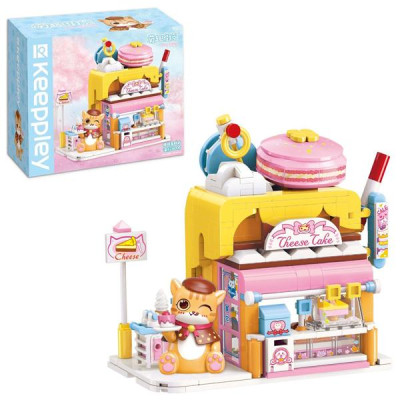 Đồ Chơi Lắp Ráp Lovely Street Red Cat Cake Shop - Keepplay K28006 (364 Mảnh Ghép)