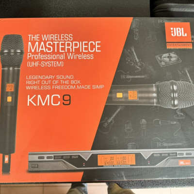 Micro Không Dây KMC 9 - Tích Hợp,Dò Sóng - Tăng Giảm Âm Lượng - Hút Giong,Hát Nhẹ,Giọng Mềm,Chống Hú Tốt - Chuyên Karaoke Gia Đình - Hàng Nhập Khẩu