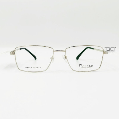 GỌNG KÍNH NAM NỮ KIM LOẠI, PHOM TRÒNG VUÔNG, CHÍNH HÃNG REGARD RM0004