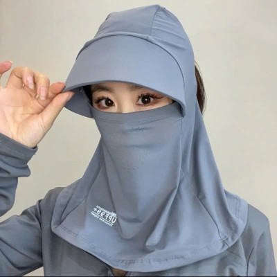 Mũ chống nắng chùm kín lụa băng thoáng khí mềm mát, chống tia UV , làm mát nhanh, chống nắng, thấm hút mồ hôi phù hợp cho cả nam và nữ