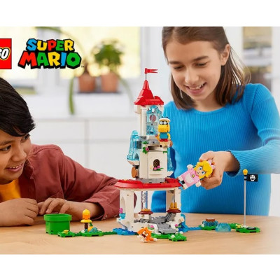LEGO - SUPERMARIO - 71407- Bộ đồ Cat Peach và Bộ mở rộng Tháp Frozen
