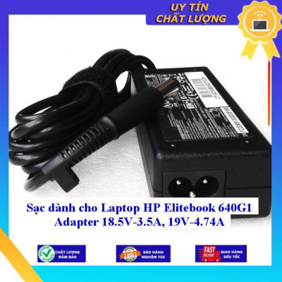 Sạc dùng cho Laptop HP Elitebook 640G1 Adapter 18.5V-3.5A 19V-4.74A - Hàng Nhập Khẩu New Seal
