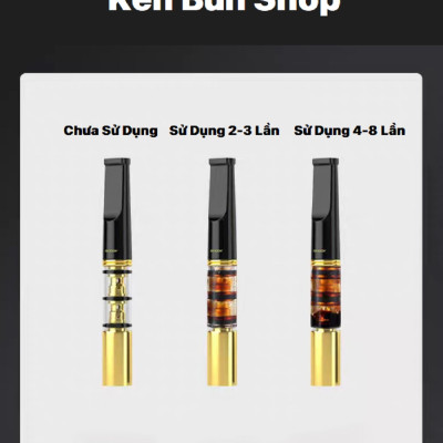 Bộ Đầu Lọc Thuốc Adous Đa Năng Dùng Cho Tất Cả Size Lớn & Vừa & Nhỏ. Sử Dụng Nhiều Lần Có Hộp Đựng Cực Hot