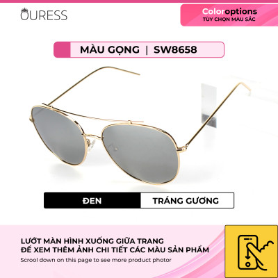 Kính mát hợp kim 8658 chống uv thời trang siêu nhẹ siêu bền OURESS