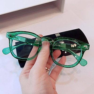 Kính  Unisex LemTos Mắt Vuông To Gọng Nhựa Dày Chắc Chắn (Nhiều Màu)