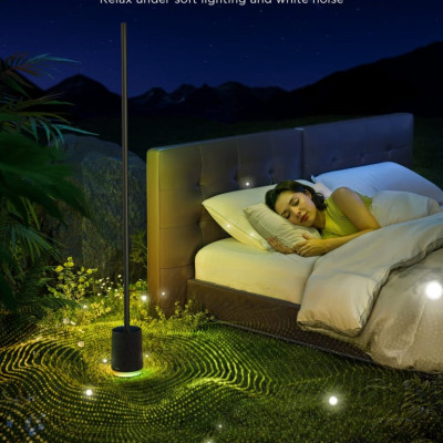 Đèn LED góc tường Govee RGBICWW Floor Lamp Pro H6079 | Cảm biến âm thanh kết hợp tiếng ồn trắng