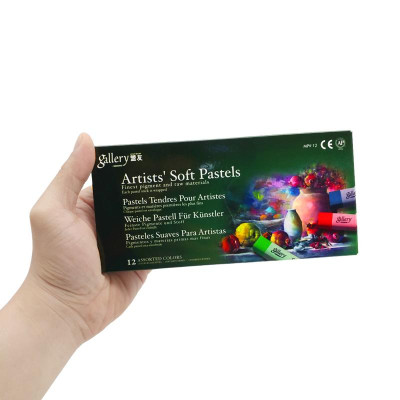 Hộp 12 Màu Vẽ Phấn Tiên Gallery Artists