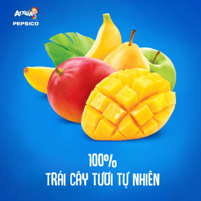 Combo 6 Gói Trái cây nghiền vị táo, lê, chuối và xoài Agusha 90g/gói dành cho bé từ 6 tháng trở lên