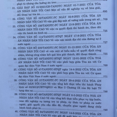 Hệ Thống 70 Án Lệ Và Các Giải Đáp Vướng Mắc Trong Nghiệp Vụ Xét Xử Của Tòa Án Nhân Dân Tối Cao Từ Năm 2016 Đến Nay