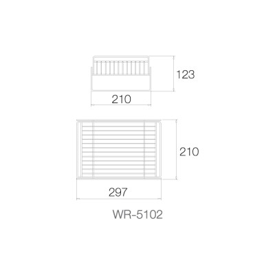 Rổ đựng trái cây - WR-5102 - SUS 304