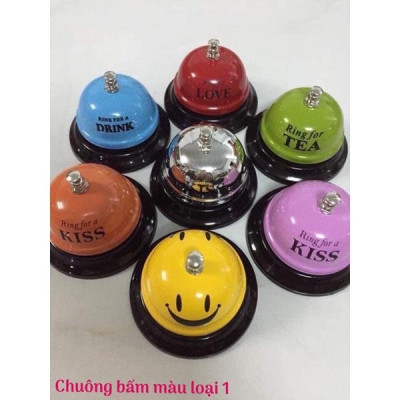 Chuông bấm để bàn được chọn màu