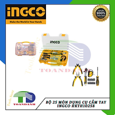 Bộ 25 món dụng cụ cầm tay Ingco HKTH10258