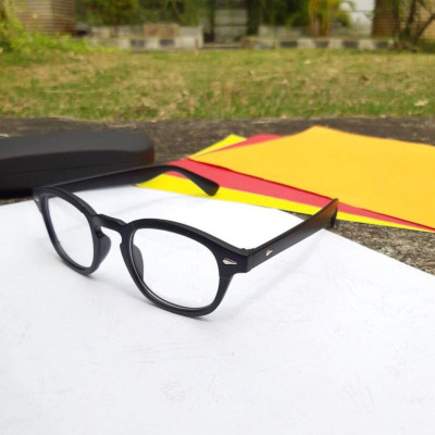 Kính Mắt Chống Ánh Sáng Xanh Mắt Vuông Form Nhỏ Retro Gọng Nhựa Dày Cho Nam và Nữ (Nhiều màu)