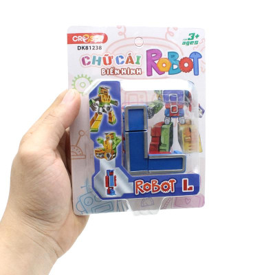 Đồ Chơi Lắp Ráp Biến Hình Robot Chữ Cái L - Cresta DK81238