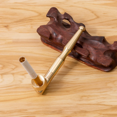 Tẩu lọc thuốc l,á bằng đồng cao cấp, Dùng cho được cả Sợi và điếu : Lớn + Vừa + Nhỏ, có thể tháo rời và vệ sinh !