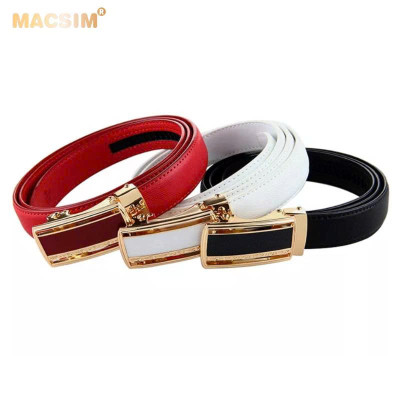 Thắt lưng nữ da thật cao cấp nhãn hiệu Macsim ts004