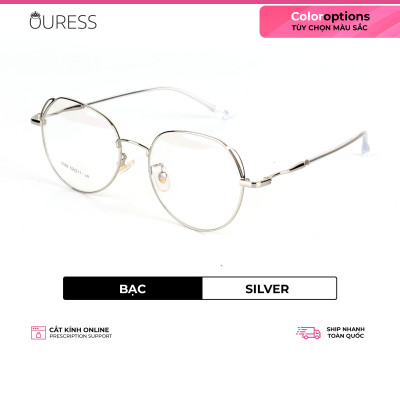 Gọng kính hợp kim siêu nhẹ siêu bền thời trang nam nữ Ouress 5592