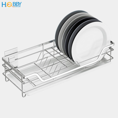 Kệ đựng đĩa dán tường nhà bếp đa năng cao cấp Hobby Home Decor KD2