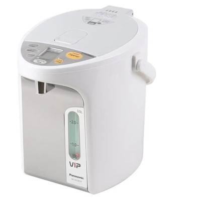 Bình Thủy Điện Panasonic NC-HU301PZSY - Xuất xứ Thái Lan - Dung tích 3L - Công suất 875W - Ruột bình Carbon Binchotan - Điều khiển điện tử - Cách nhiệt U-VIP - Bảo Hành 12 Tháng - Hàng Chính Hãng