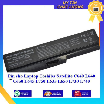 Pin cho Laptop Toshiba Satellite C640 L640 C650 L645 L750 L635 L650 L730 L740 - Hàng Nhập Khẩu  MIBAT32