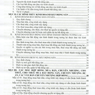 Cẩm Nang Pháp Luật Về Môi Giới Và Đầu Tư Kinh Doanh Bất Động Sản