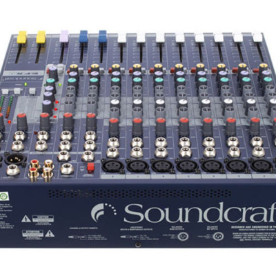 Bàn Mixer Soundcraft EFX8 – Mixer số chuyên sử dụng cho âm thanh chuyên nghiệp, sân khấu, hội trường, sự kiện, phòng hát cao cấp – 10 kênh (8 mono, 2 stereo) - 32 chế độ effect – Hàng chính hãng