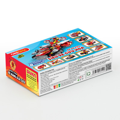 Đồ Chơi Lắp Ráp Lực Lượng Cứu Hộ: Xe Nâng Giải Cứu - Cresta DK81178 (78 Mảnh Ghép)