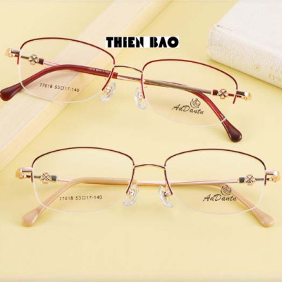 Kính lão thị, viễn thị xẻ cước thời trang NAM NỮ ( Có 0 độ) Đọc sách rõ nét nửa viền tròng Nhật sáng rõ chuẩn độ Loại I cực đẹp