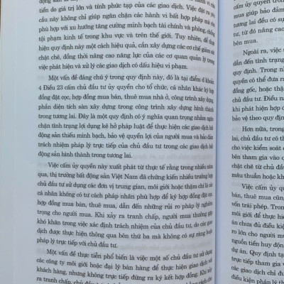 Tổng luận và bình giải Luật Kinh doanh Bất động sản năm 2023 (sửa đổi, bổ sung năm 2024)